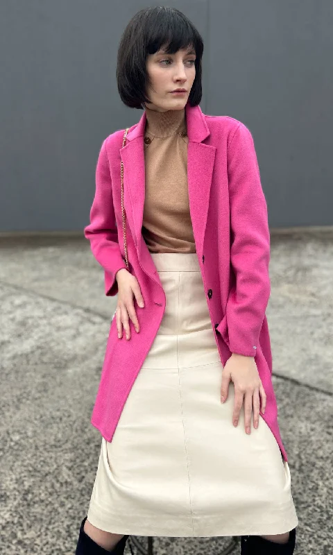 Marella Pink Wool Miriam Coat