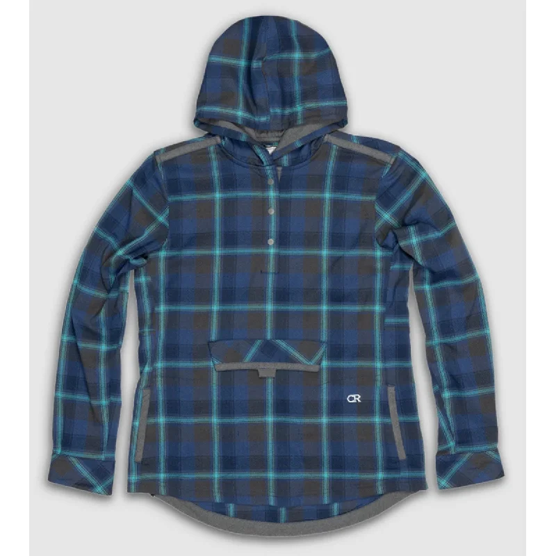 Deep Blue Plaid / Large