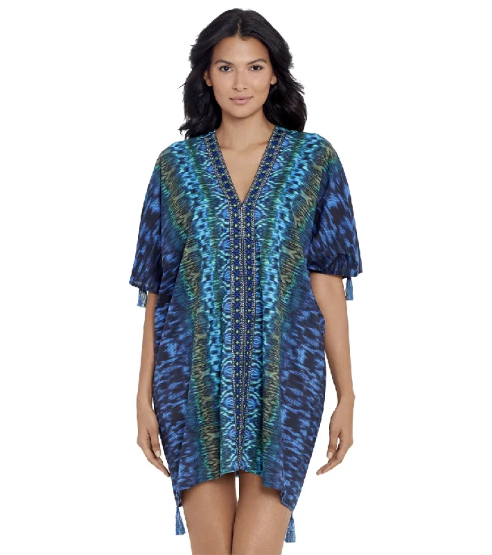 Miraclesuit Women's Alhambra Caftan Cover up Blue/Multi