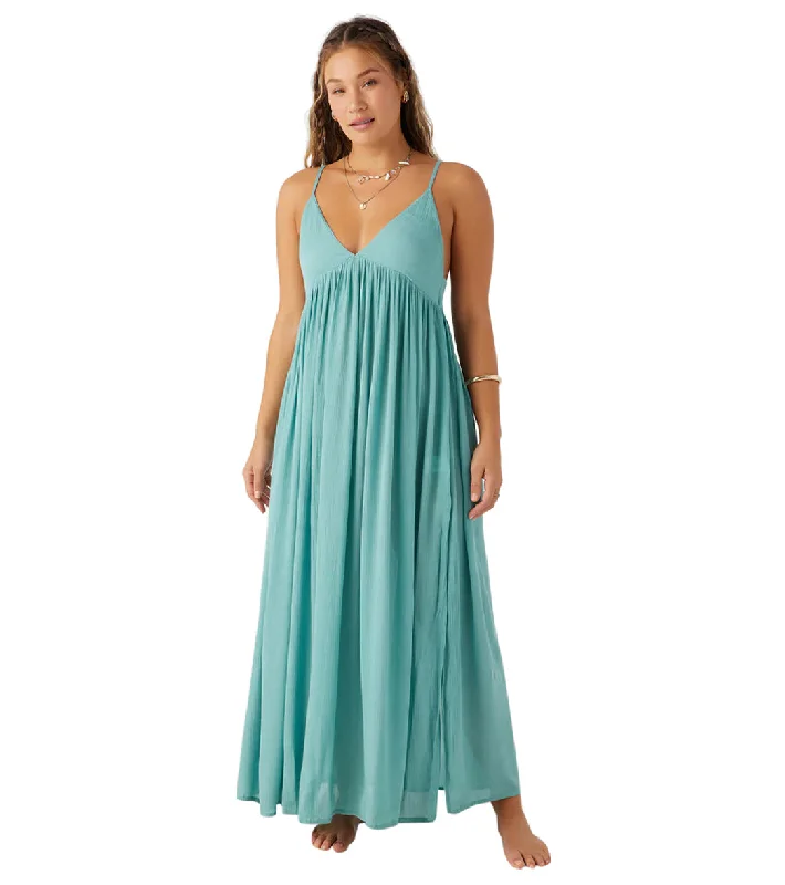 O'Neill Women's Swim Saltwater Solids Mel Maxi Cover Up Dress Canton