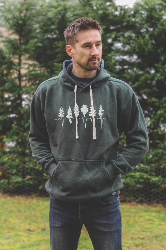 TREELINE Unisex Eco Hoodie - Forest Green