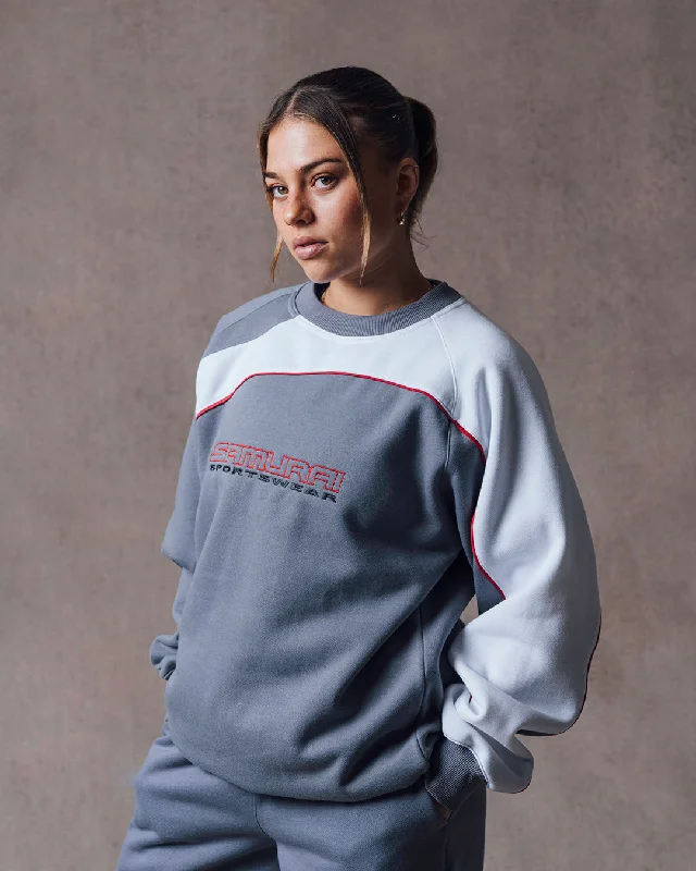 AC: 1-005 - Women's Monarch Sweater - Grey/White