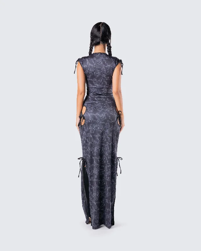 Jasper Black Maxi Dress