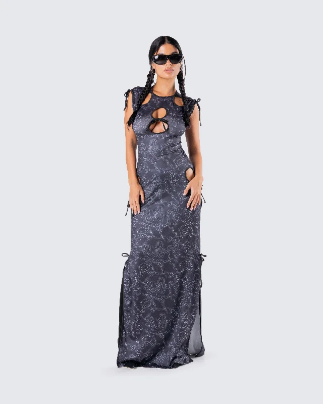 Jasper Black Maxi Dress