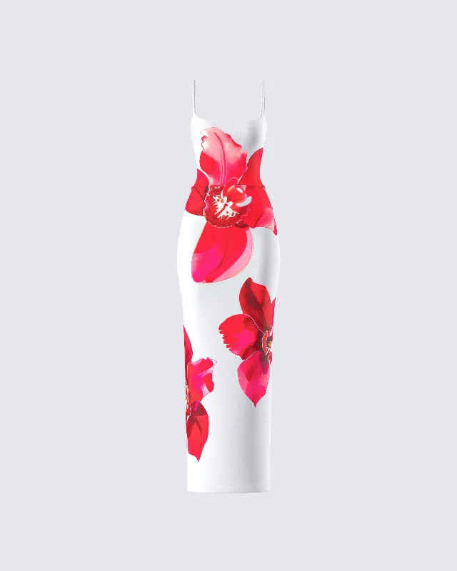 Jemima Floral Print Maxi Dress