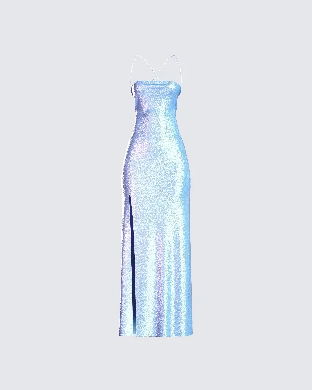 Kira Iridescent Maxi Dress