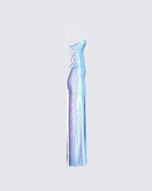 Kira Iridescent Maxi Dress