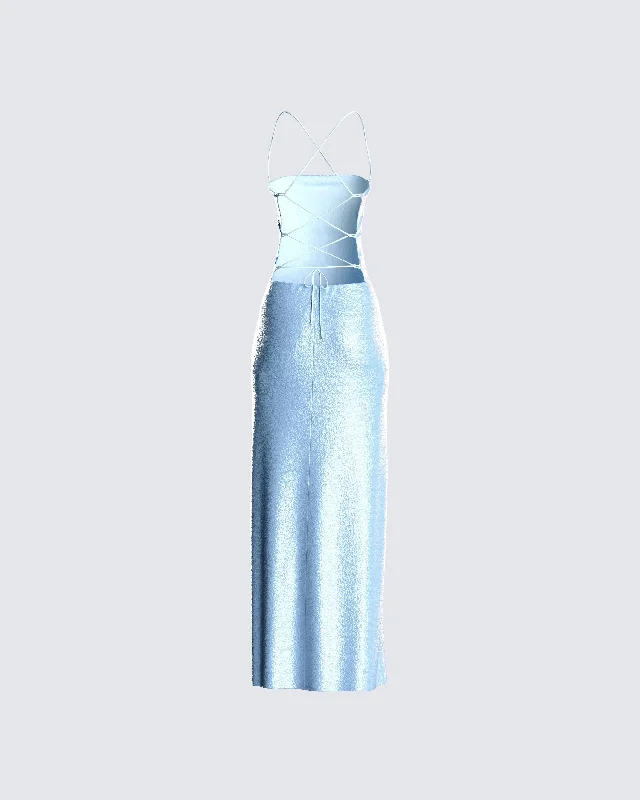 Kira Iridescent Maxi Dress