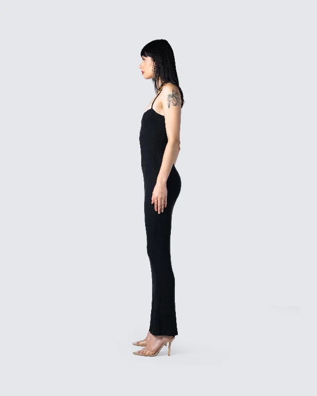 Lilibet Black Maxi Dress