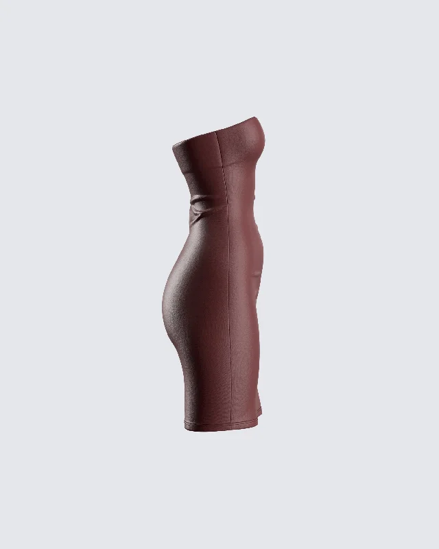 Maxine Brown Jersey Tube Dress