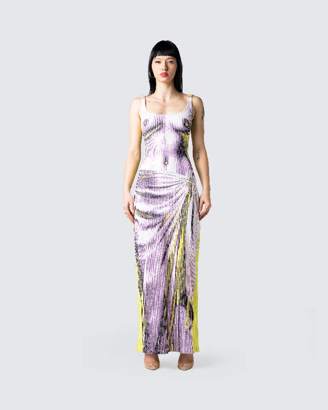 Mirabel Body Print Maxi Dress