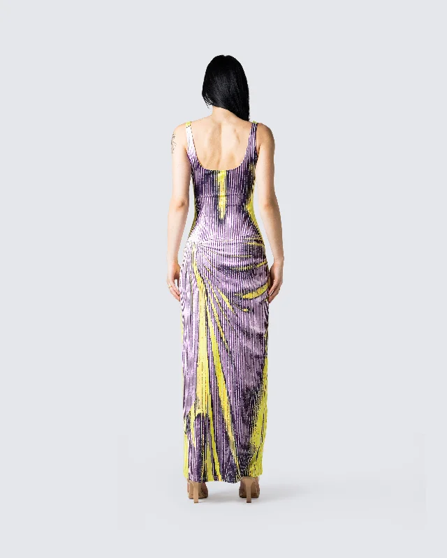 Mirabel Body Print Maxi Dress