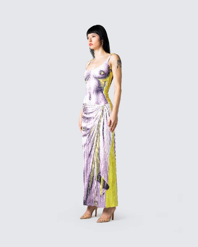 Mirabel Body Print Maxi Dress