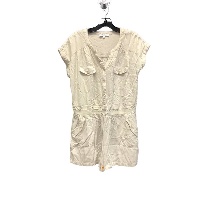 Beige Romper Rose And Olive, Size L