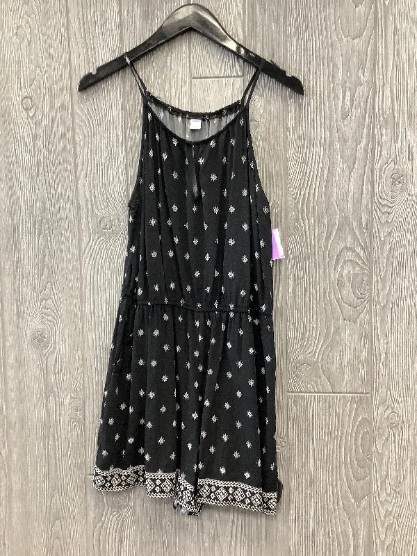 Black Romper Old Navy, Size L