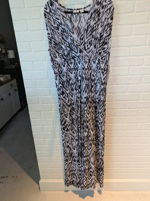 Black & White Jumpsuit Cato, Size 1x