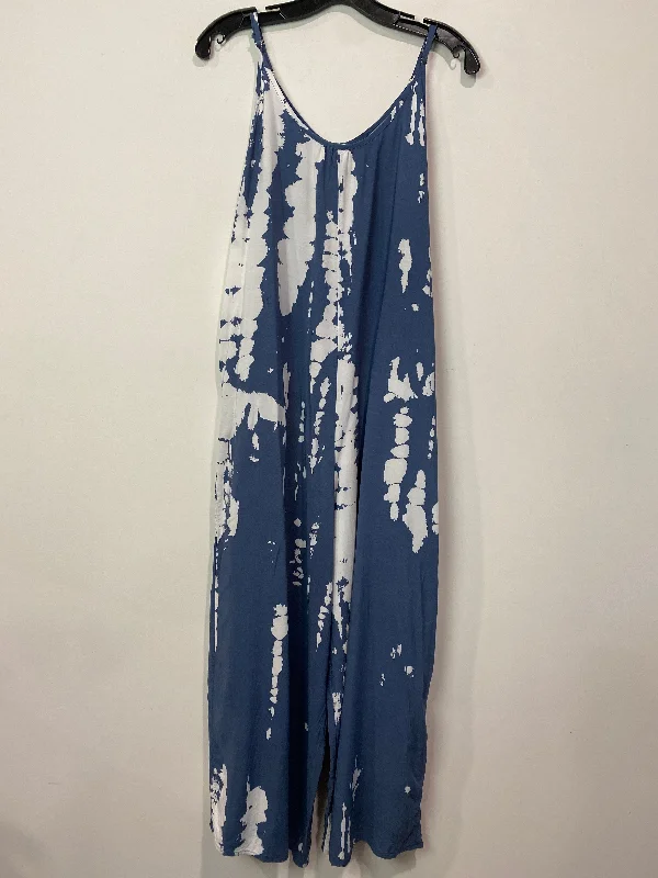 Blue Jumpsuit Clothes Mentor, Size S