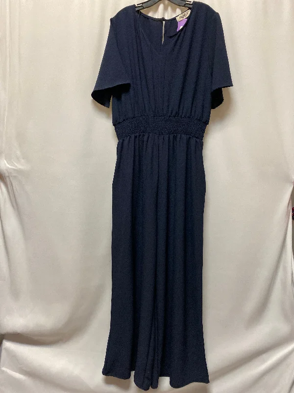 Navy Jumpsuit Haptics, Size 3x