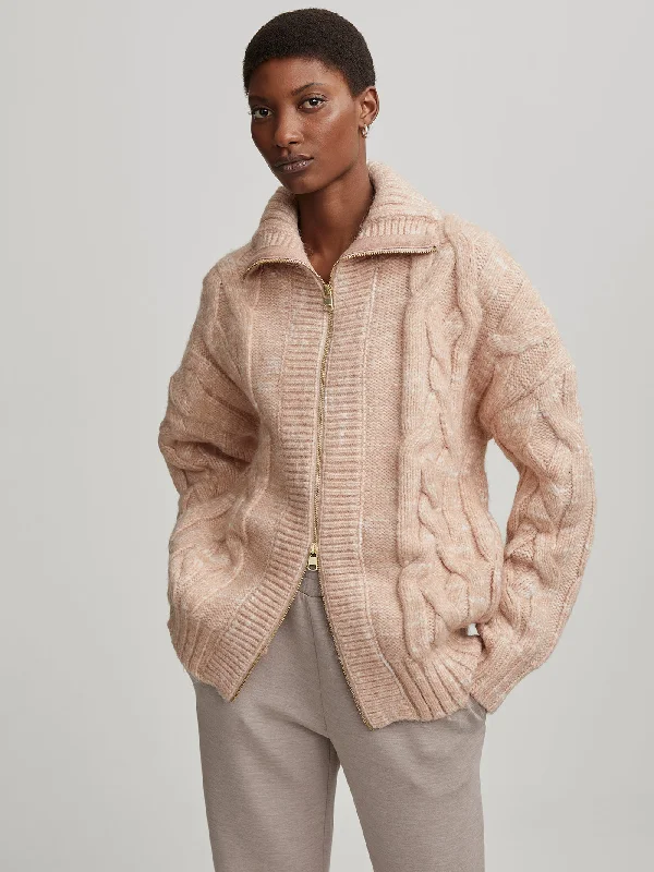 Aida Jumbo Cable Knit Jacket