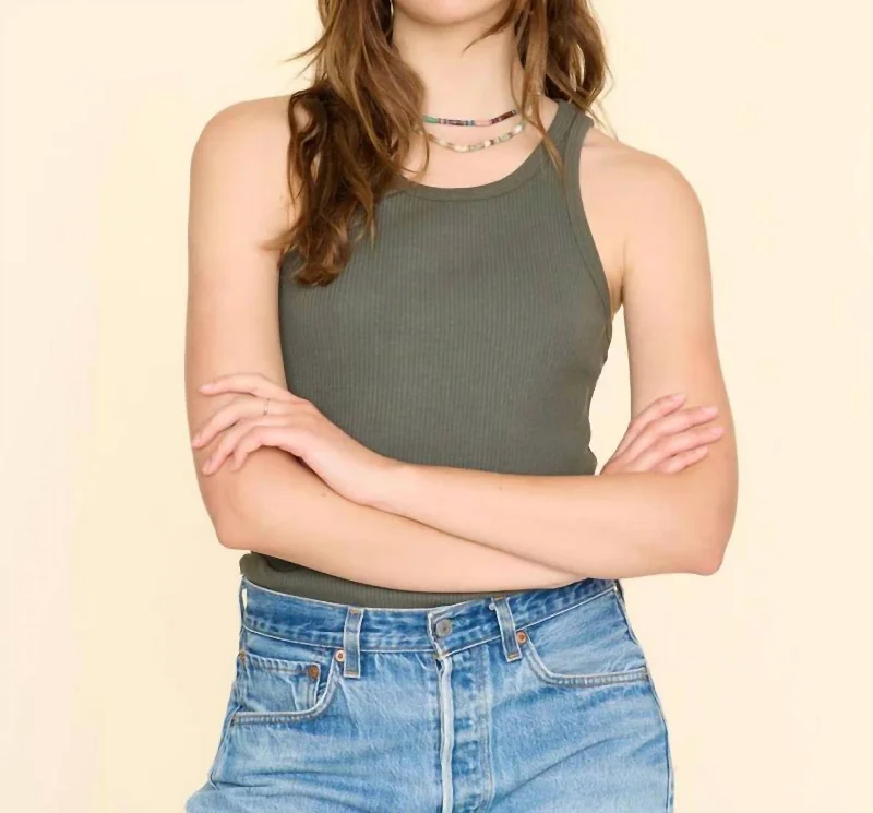 Arynn Tank Top In Marsh