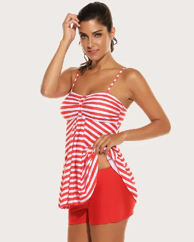 avidlove-women-leopard-swimsuits-with-shorts-retro-sailor-stripe-dot-tankini-set