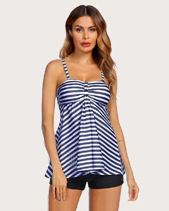 avidlove-women-leopard-swimsuits-with-shorts-retro-sailor-stripe-dot-tankini-set