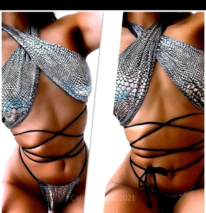 beautiful-snake-print-metallic-2-piece