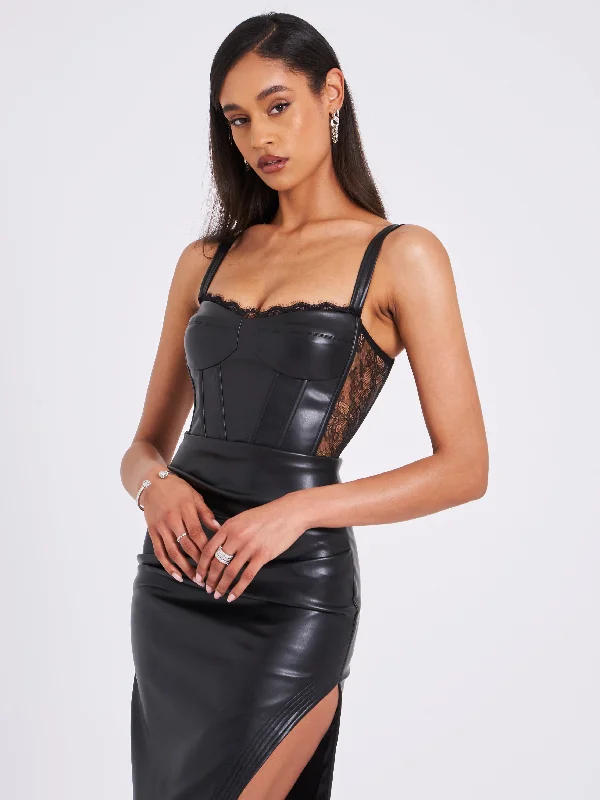 betsy-black-corset-leather-dress-with-lace-detailed