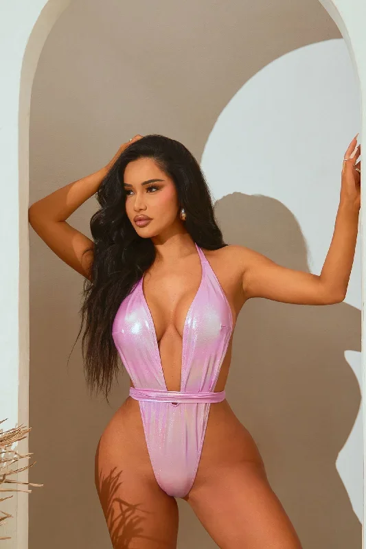 Brandy 1 Piece Swimsuit - Pink