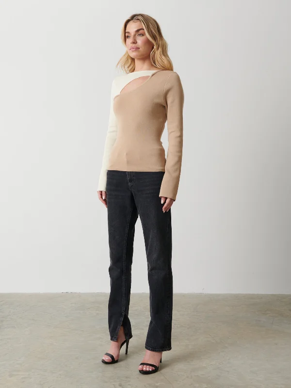 brogan-contrast-knit-top-beige-and-cream