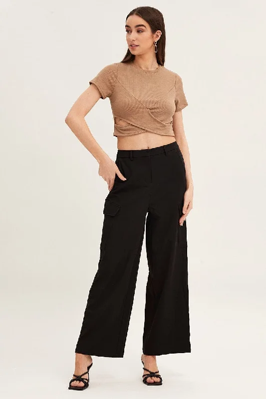 brown-crop-top-short-sleeve-rib-jc1599-47wb