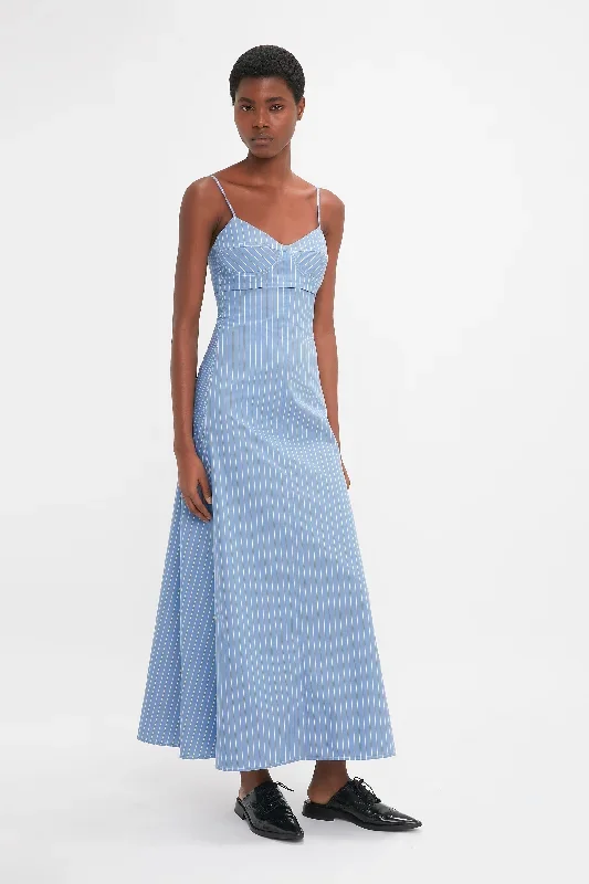 cami-fit-and-flare-midi-in-steel-blue