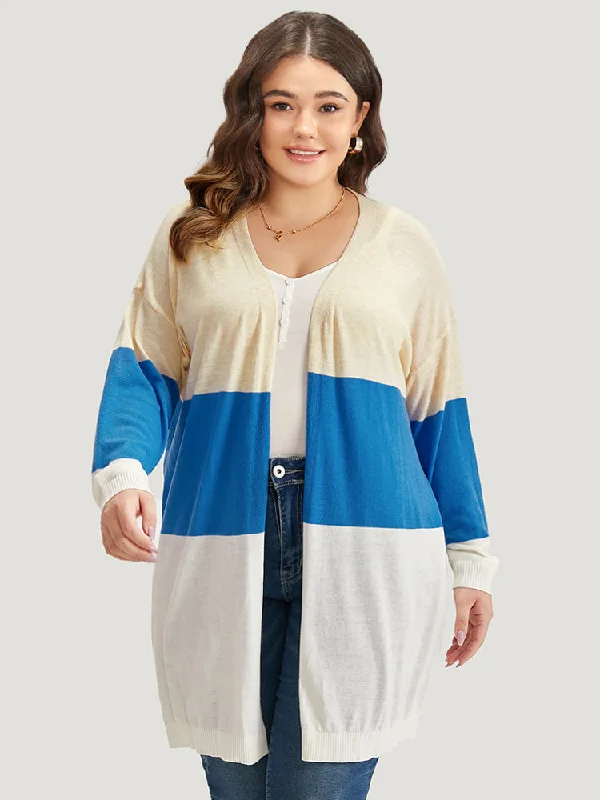 contrast-super-soft-open-front-lightweight-cardigan