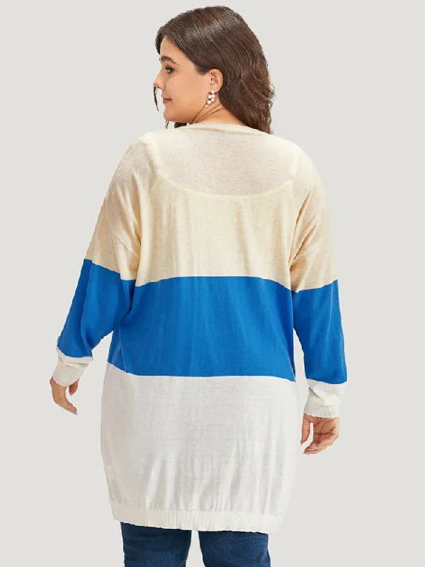 contrast-super-soft-open-front-lightweight-cardigan