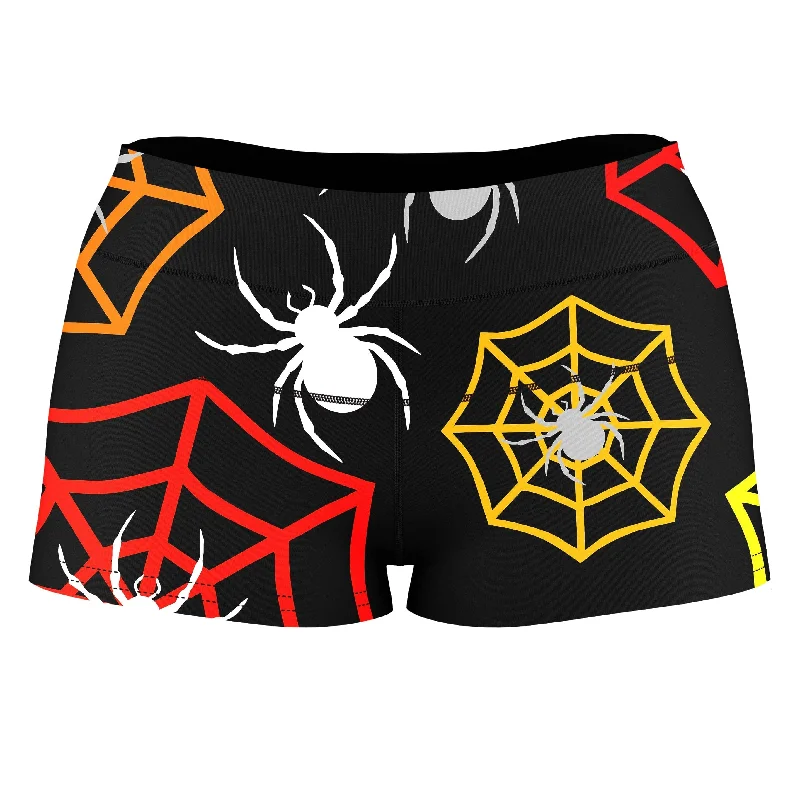 creepy-crawlers-high-waisted-womens-shorts