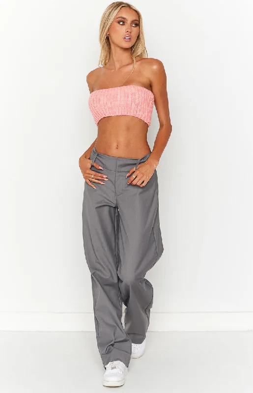 debbie-pink-knit-bandeau