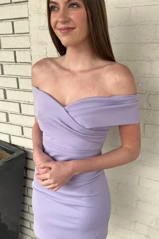 dusky-lavender-off-the-shoulder-tight-short-party-dress