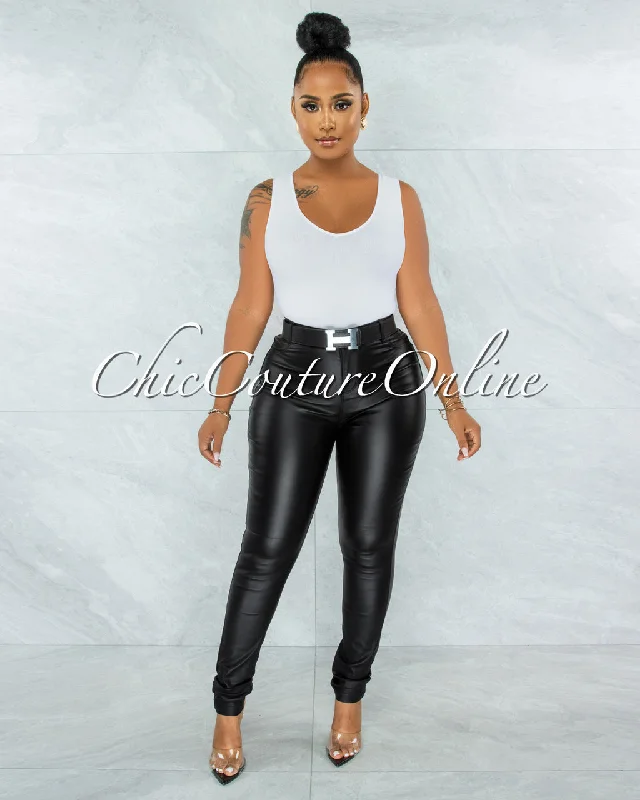 eldone-black-faux-leather-high-waist-pants