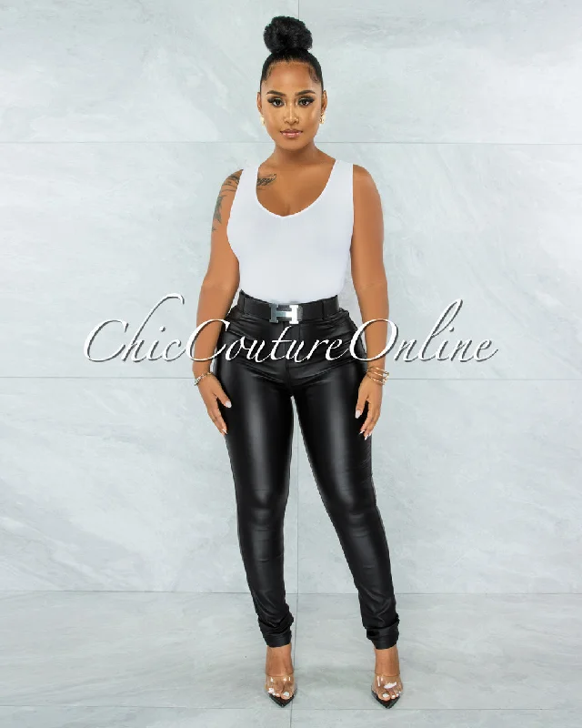 eldone-black-faux-leather-high-waist-pants