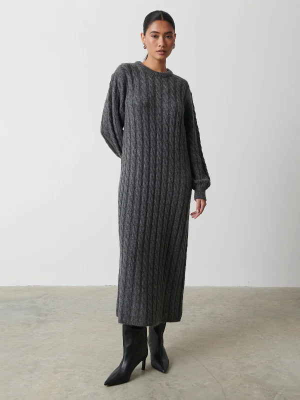 elisha-cable-knit-midaxi-dress-charcoal-grey