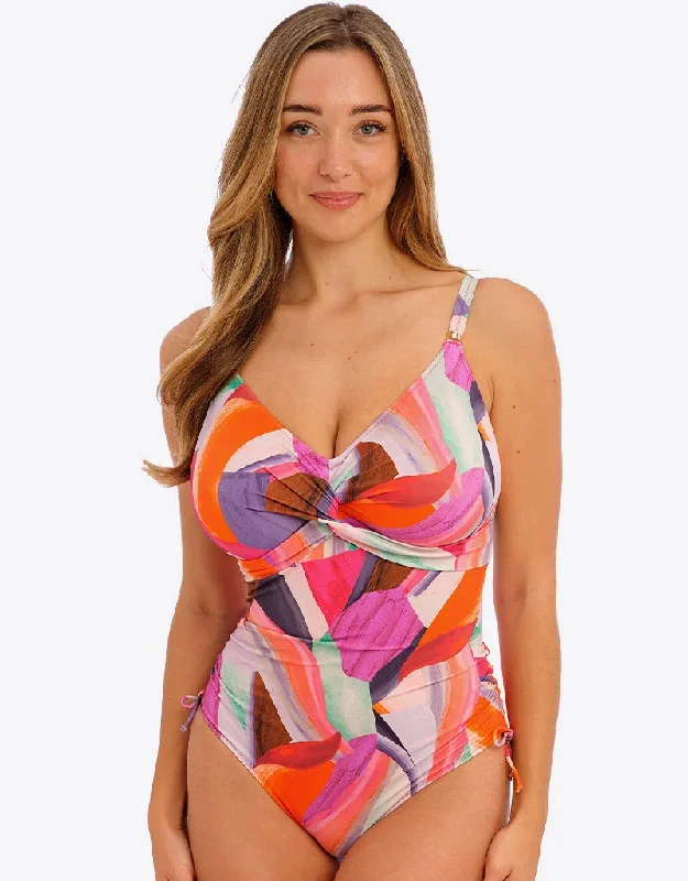 Fantasie Aguada Beach Twist Front Swimsuit Sunrise