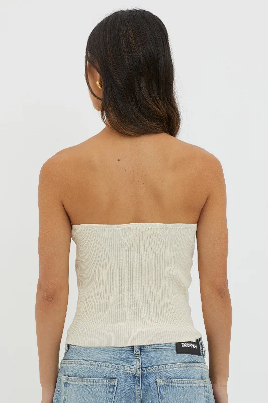 flora-strapless-knit-top-cream