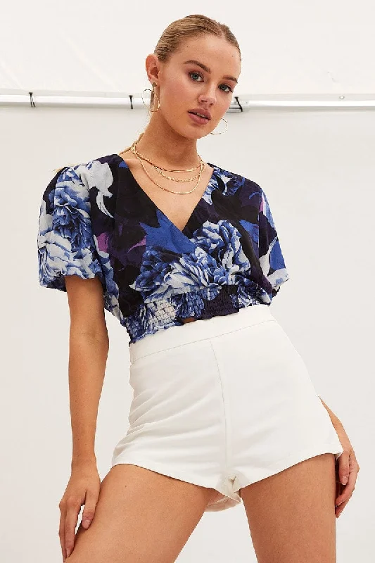 floral-print-short-sleeve-floral-print-v-neck-crop-top-wc1145-34w