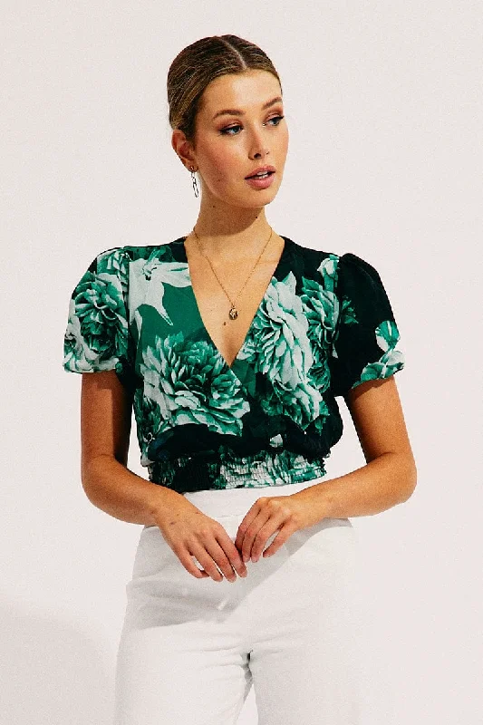 floral-print-short-sleeve-floral-print-v-neck-crop-top-wc1145a-34w