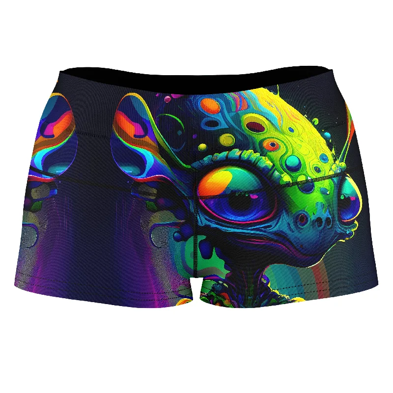 Friendly Visitors High-Waisted Women's Shorts