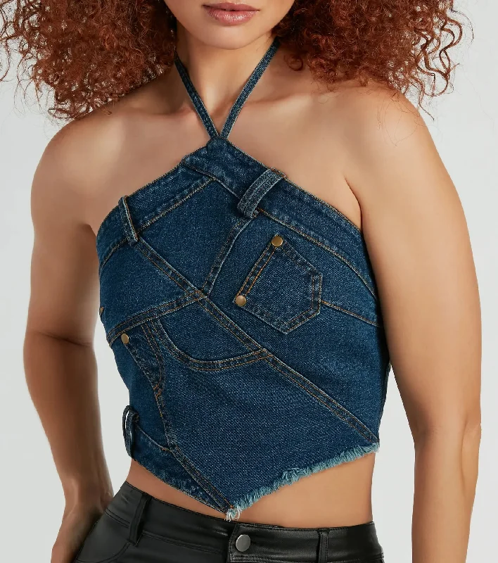 givin-looks-halter-patchwork-denim-crop-top-060032352141