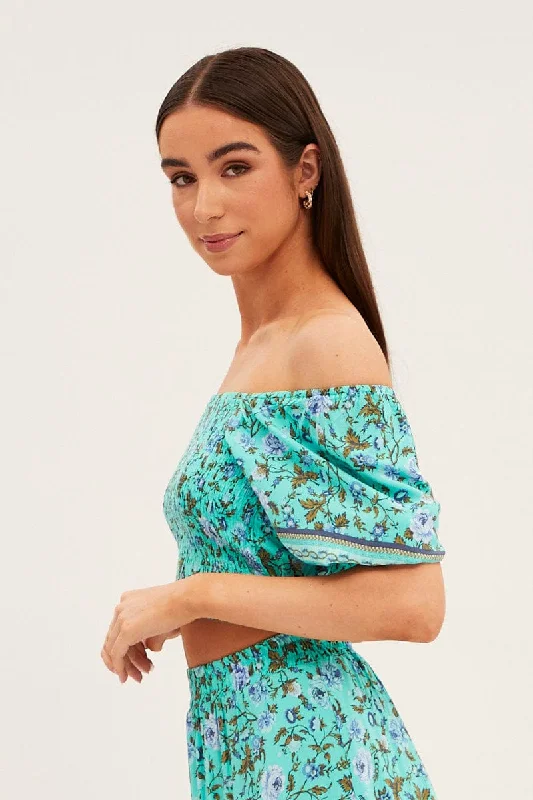 green-frilled-hem-half-puff-sleeve-square-neck-crop-wc0030x-33cb