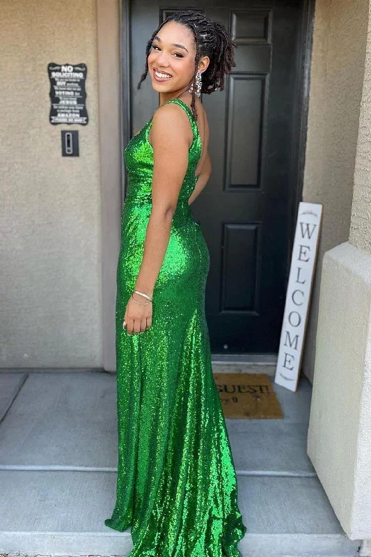 green-sequin-square-neck-mermaid-long-prom-dress-with-slit