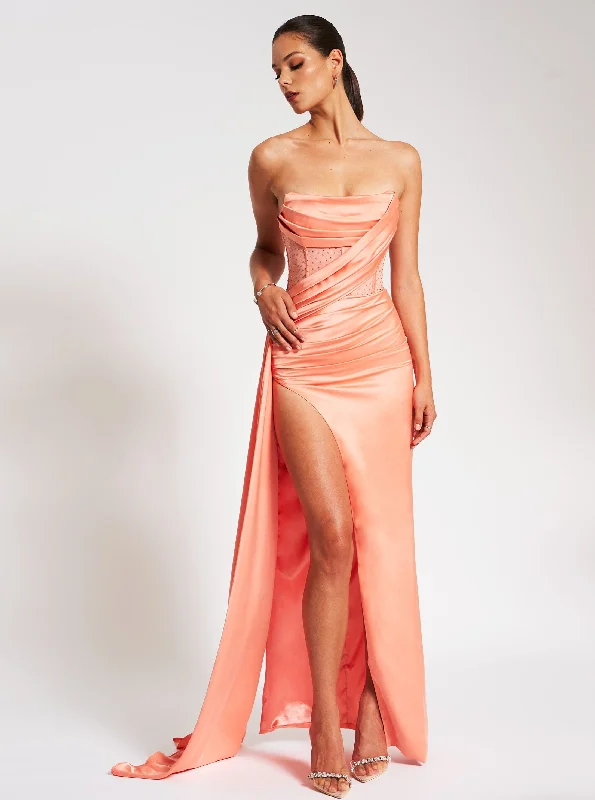 holly-coral-crystallized-corset-high-slit-satin-gown