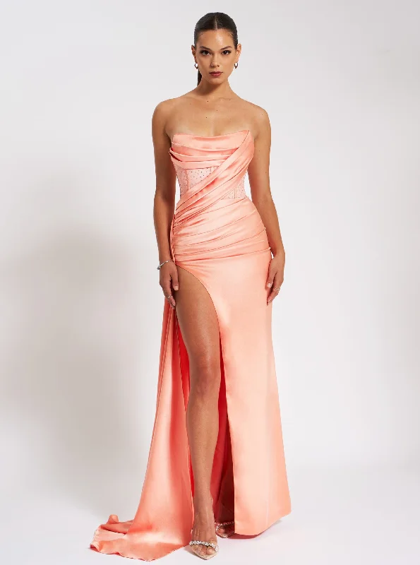 holly-coral-crystallized-corset-high-slit-satin-gown